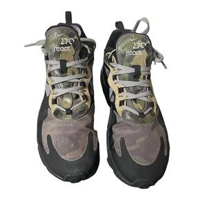 NIKE Air Max 270 React Shoes in Camo